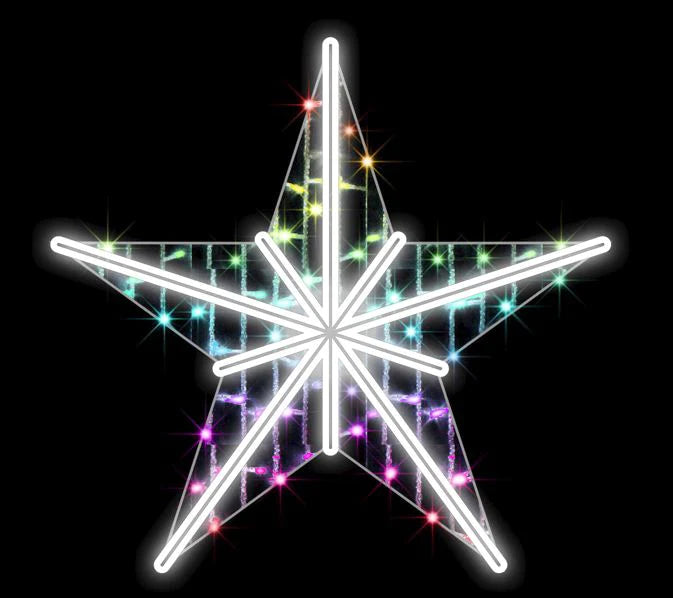 RGB Color Changing Snowflake Decorative Light (95x90cm)