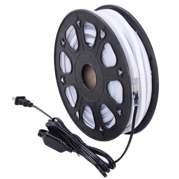 90FT blanc chaud 110v SMD-3528 LED bande lumineuse IP54