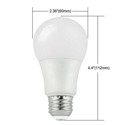 Dimmable A60 9W LED Light Bulb -2700k - Warm White - E26/E27