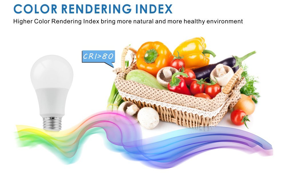 Dimmable A60 9W LED Light Bulb -2700k - Warm White - E26/E27