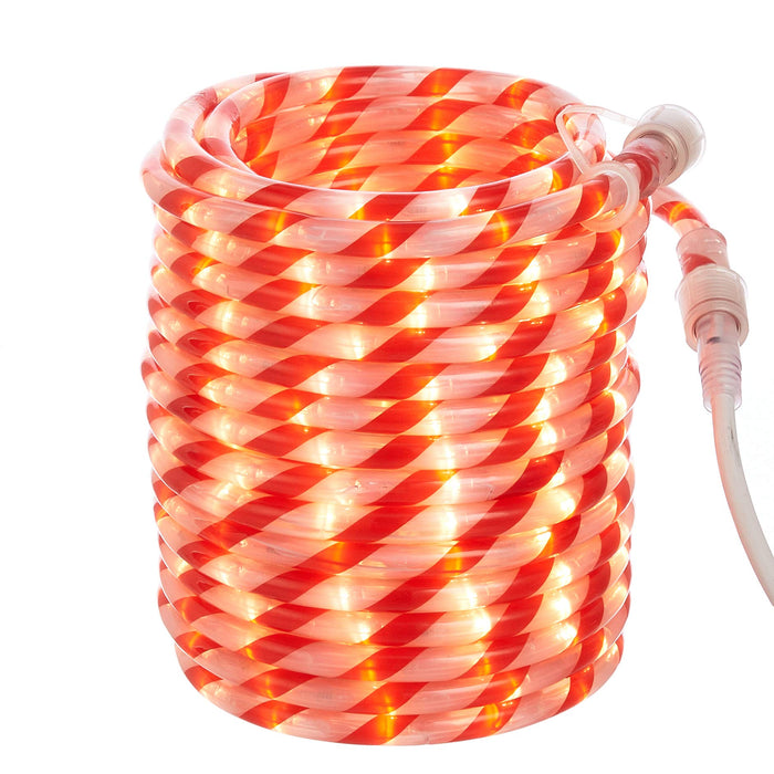 50FT Candy Cane LED Rope Light