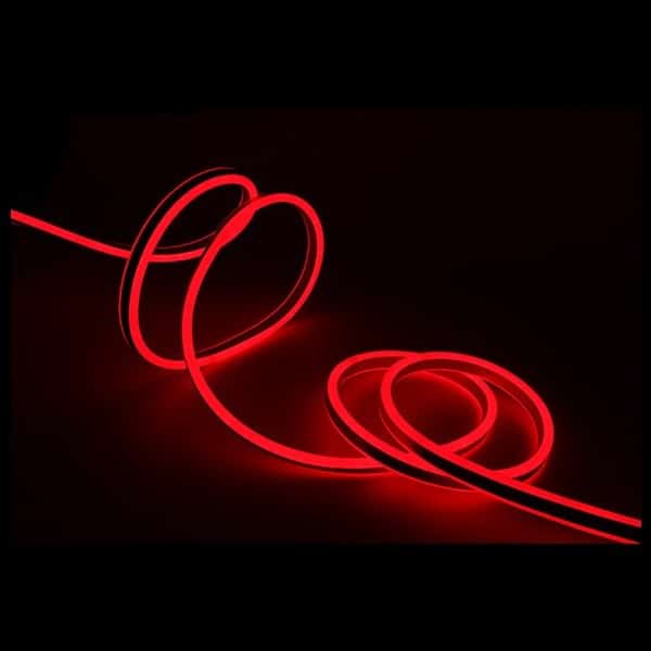100FT Red Double Sided Ribbon LED Neon Light IP65 (8x15mm)