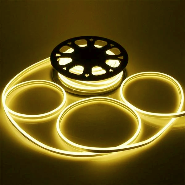 100FT Yellow Double Sided Ribbon LED Neon Light IP65 (8x15mm)