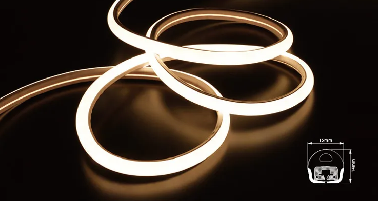 90FT blanc chaud 110v SMD-3528 LED bande lumineuse IP54