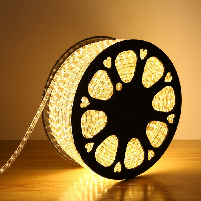 80FT Warm White 110v SMD-5050 LED Strip Light IP65 (7x14mm)