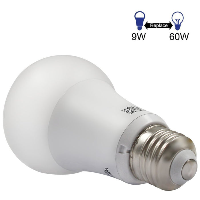 Dimmable A60 9W LED Light Bulb -2700k - Warm White - E26/E27
