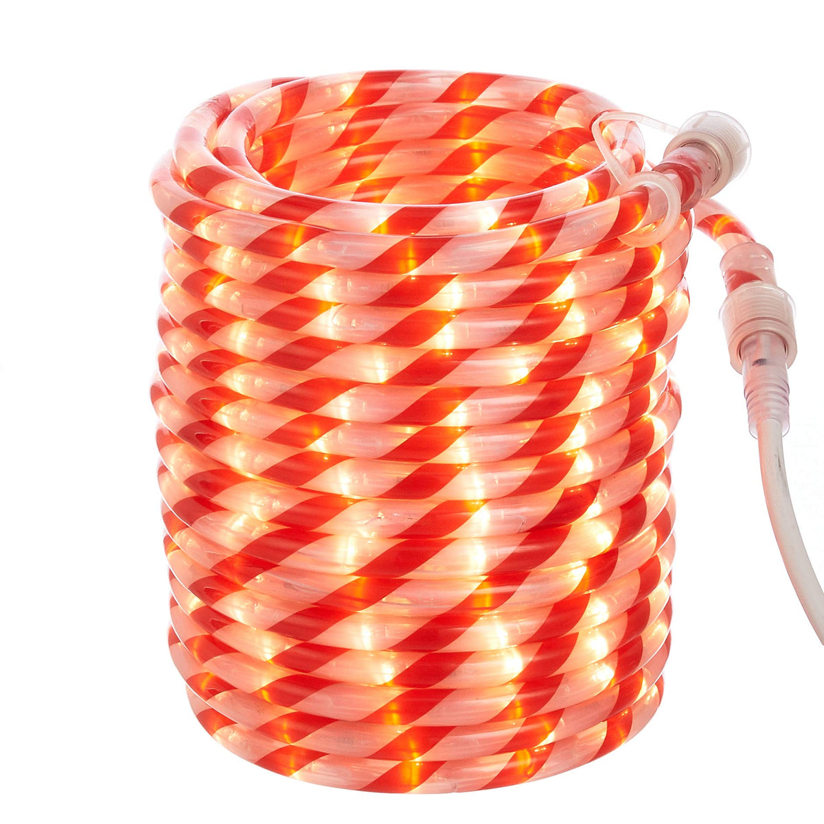 Candy Cane Roping Lights 100FT Candy Cane LED Rope Light — LED Rope Lights Canada