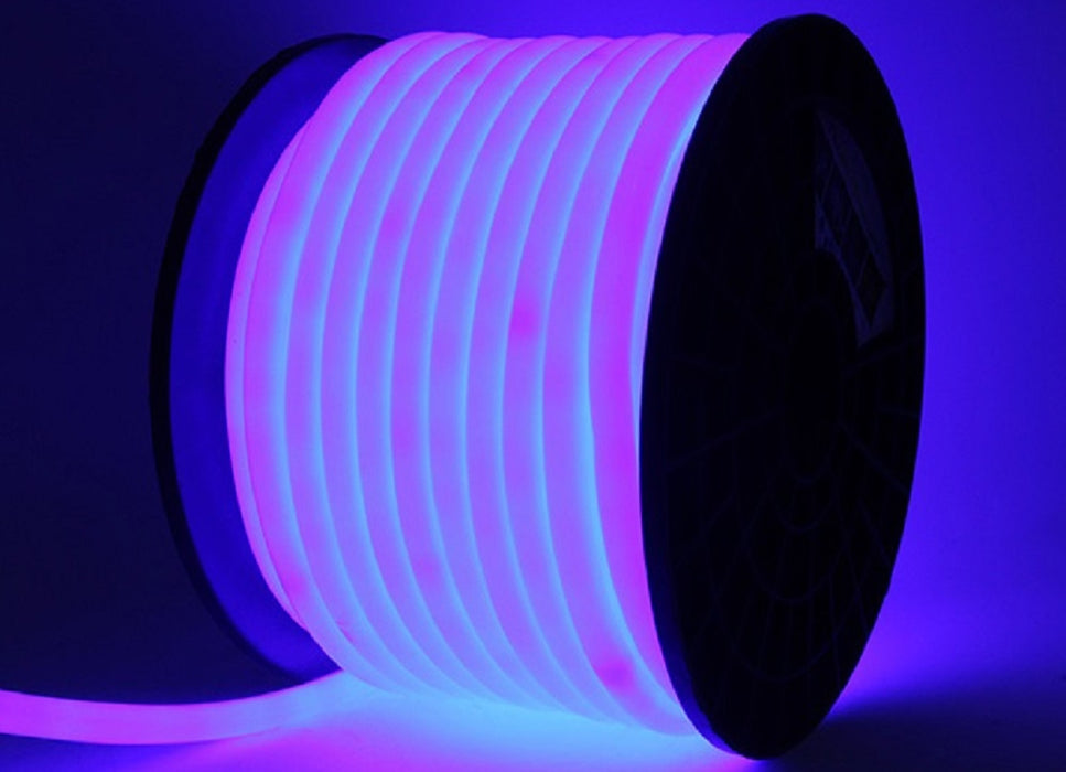 100FT Blue 360° Round LED Neon Flex Light