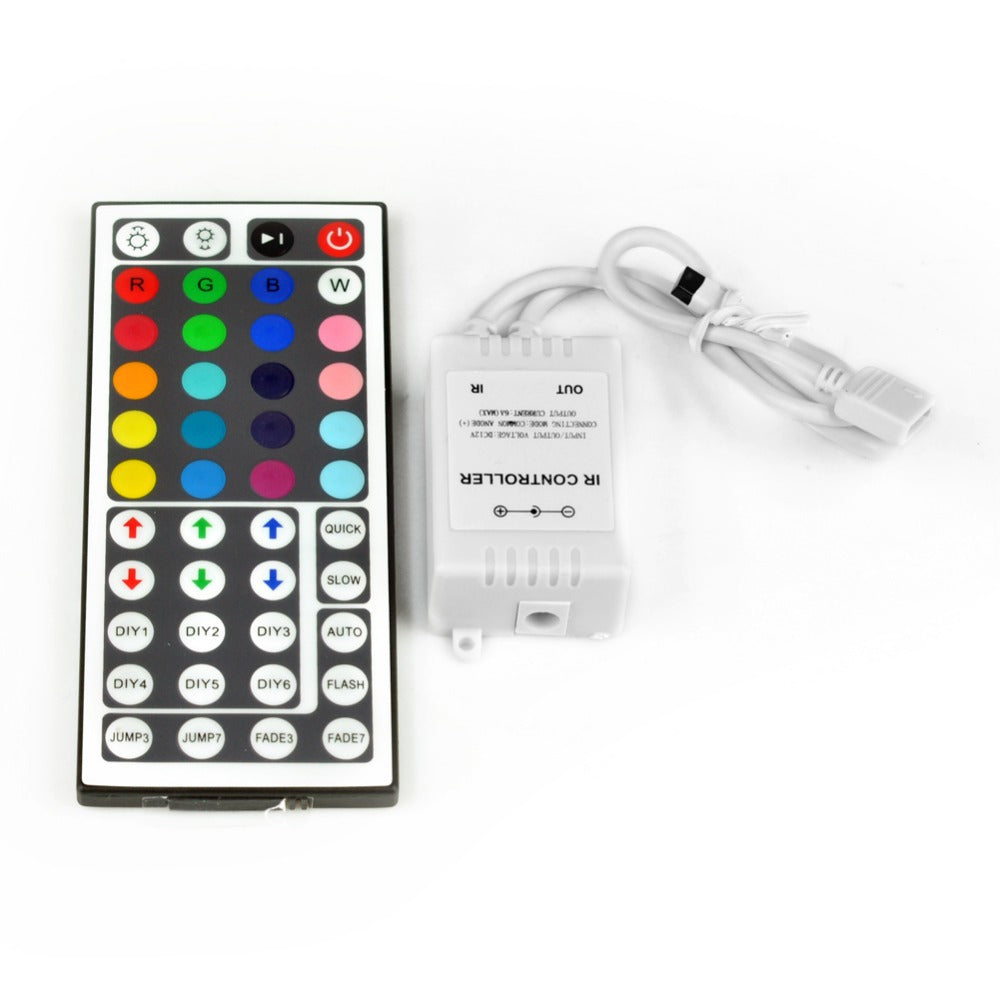 12v RGB LED Strip Light Mini Controller - 44 Key — LED Rope Lights Canada