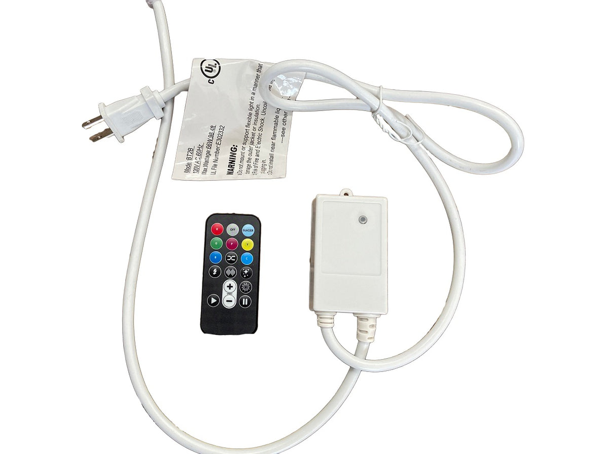 Power Adapter + RBG controller (For RBG Rope Lights Only!) — LED Rope ...