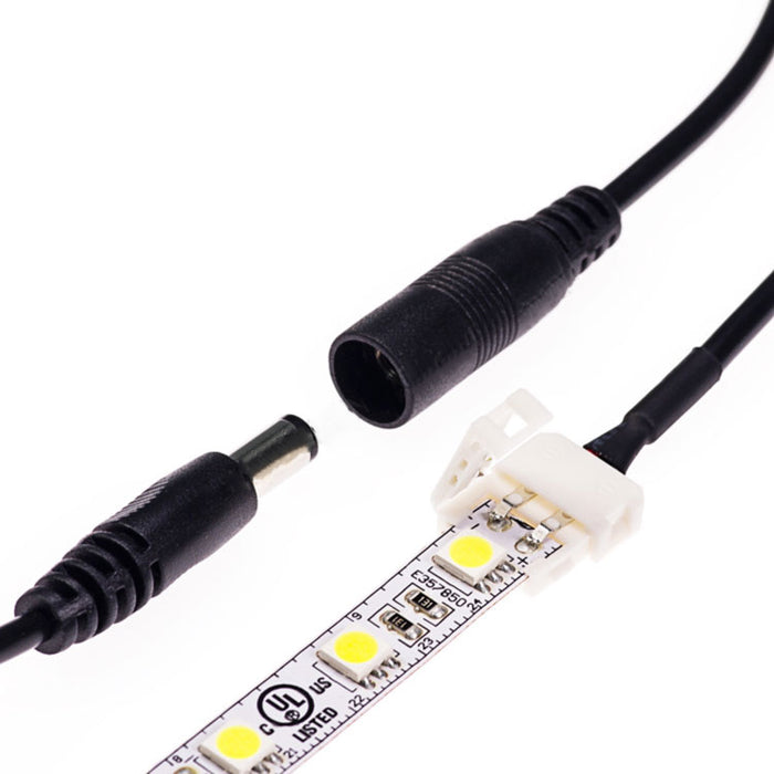 White 12v SMD-5050 LED Strip Light 16.4' Spool IP65