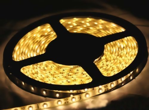 Warm White 12v SMD-5050 LED Strip Light 16.4' Spool IP65