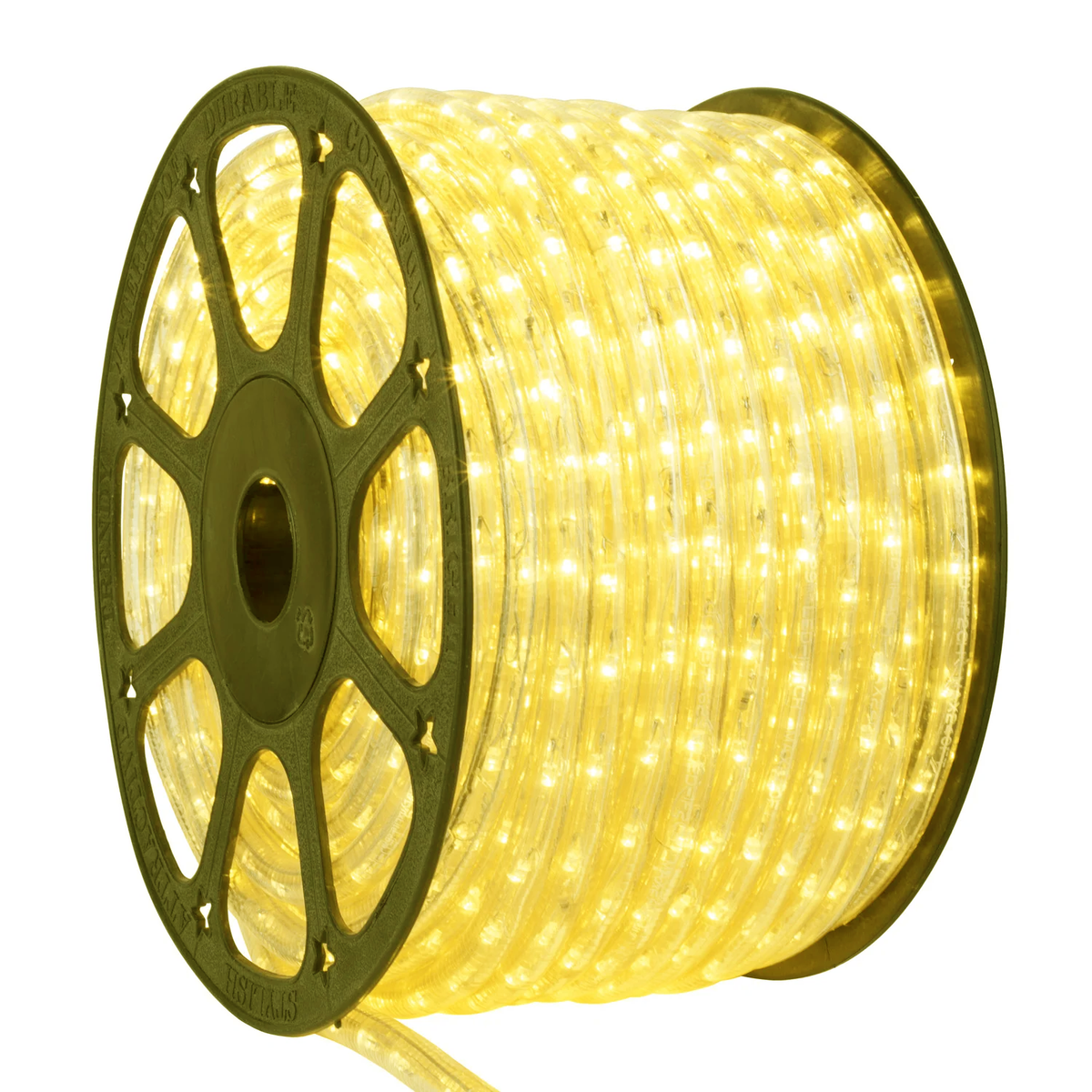 150FT Yellow LED Rope Light — LED Rope Lights Canada